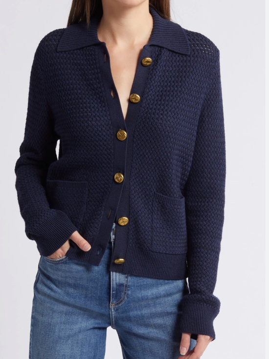 rag & bone Sweaters - Rag & Bone Jax navy blue cardigan